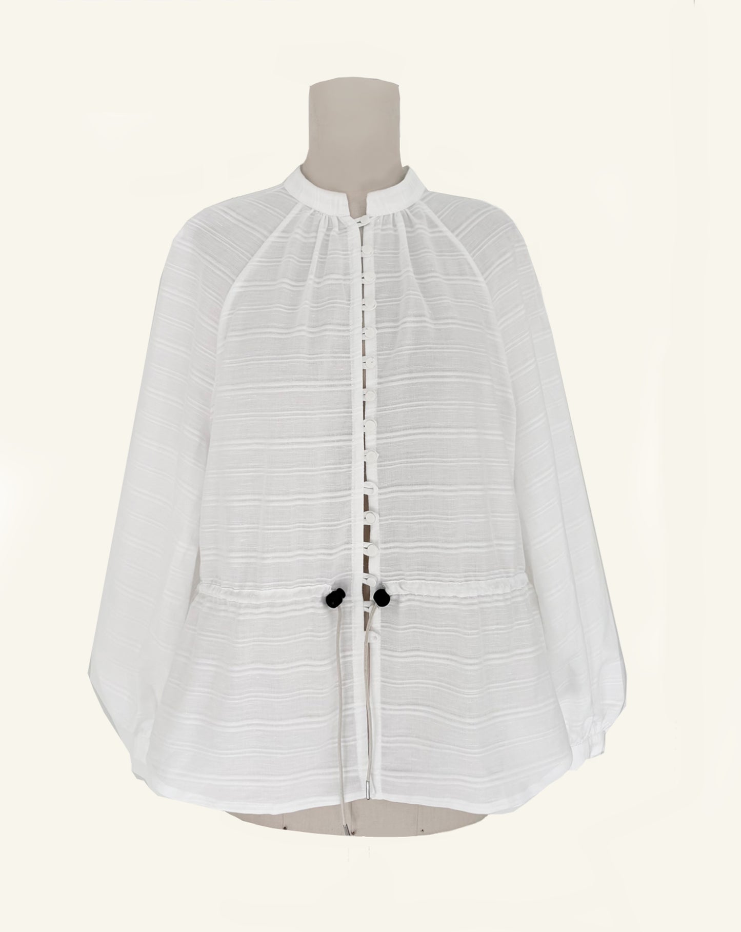 Mona stripes white