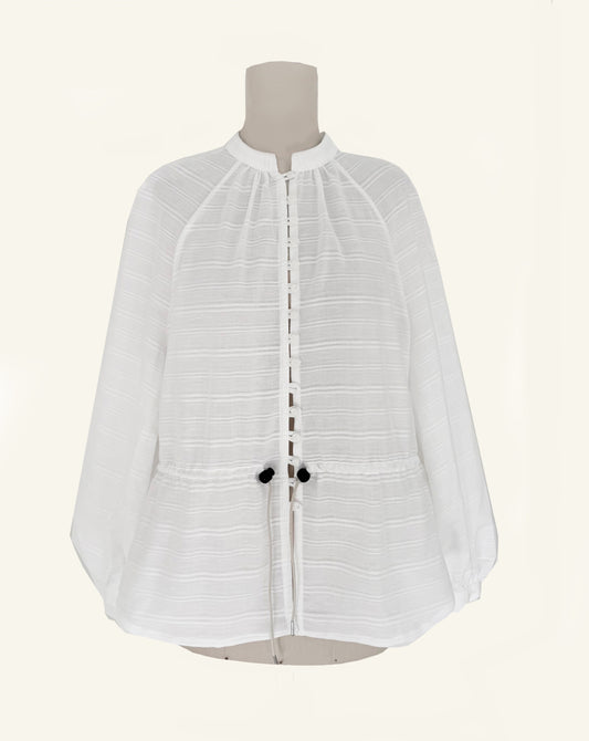 Mona stripes white