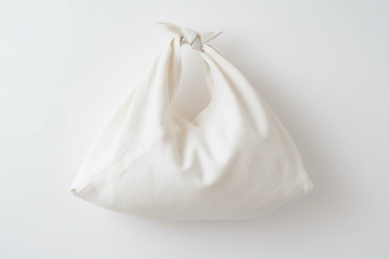 תיק יפני לבן לצביעה